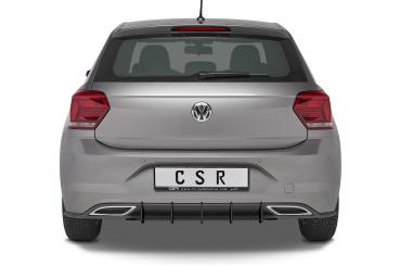 CSR Racing Diffusor | Heckansatz für VW Polo 6 2G (Typ AW) R-Line HA318-B Lackierung erforderlich (unlackiert)
