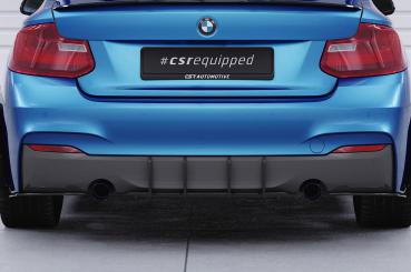 CSR Racing Diffusor | Heckansatz für BMW 2er F22/F23 M-Paket HA320-L schwarz matt (Lackierung erforderlich)