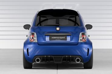 CSR Racing Diffusor | Heckansatz für Fiat Abarth 595 HA323-L schwarz matt (Lackierung erforderlich)