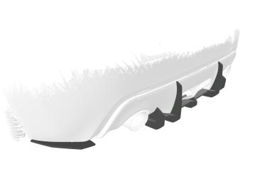 CSR Racing Diffusor | Heckansatz für Toyota GT86 HA326-L Lackierung erforderlich (unlackiert)