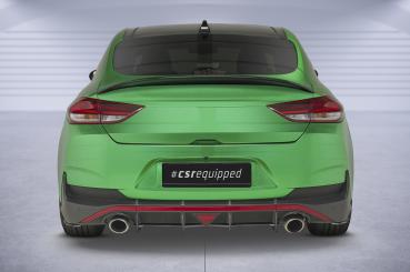 CSR Racing Diffusor | Heckansatz für Hyundai I30 N (PD) Fastback HA329-B schwarz matt (Lackierung erforderlich)