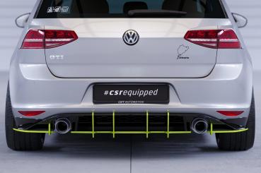 CSR Racing Diffusor | Heckansatz für VW Golf 7 (Typ AU) GTI HA332-L Lackierung erforderlich (schwarz matt)