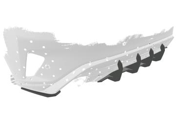 CSR Racing Diffusor | Heckansatz für Ford Focus MK4 ST HA337-B Lackierung erforderlich