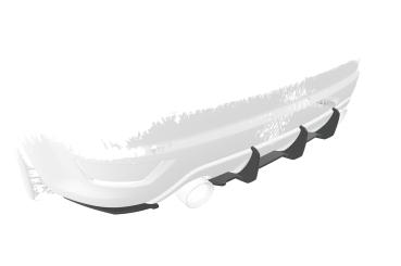 CSR Racing Diffusor | Heckansatz für Ford Focus MK2 ST HA340-L Lackierung erforderlich