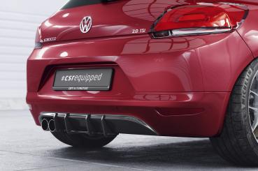 CSR Racing Diffusor | Heckansatz für VW Scirocco 3 HA348-B schwarz matt (Lackierung erforderlich)