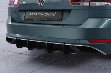 CSR Racing Diffusor | Heckansatz für VW Golf 7 (Typ AU) Variant HA354-B mit CSR-Logo Lackierung erforderlich (schwarz matt)
