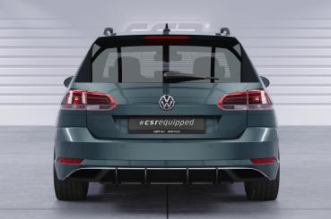 CSR Racing Diffusor | Heckansatz für VW Golf 7 (Typ AU) Variant HA354-B mit CSR-Logo Lackierung erforderlich (schwarz matt)
