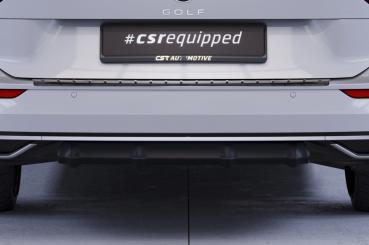 CSR Diffusor | Heckansatz mit ABE für VW Golf 8 (Typ CD) HA370-S Strukturiert schwarz matt (keine Lackierung erforderlich)