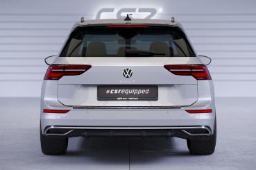 CSR Diffusor | Heckansatz mit ABE für VW Golf 8 (Typ CD) HA370-S Strukturiert schwarz matt (keine Lackierung erforderlich)