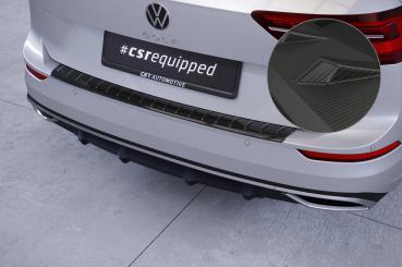 CSR Diffusor | Heckansatz mit ABE für VW Golf 8 (Typ CD) HA370-M Carbon Look matt strukturiert (keine Lackierung erforderlich)
