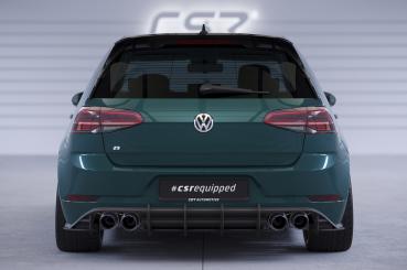 CSR Racing Diffusor | Heckansatz für VW Golf 7 (Typ AU) R HA373 Lackierung erforderlich (schwarz matt)