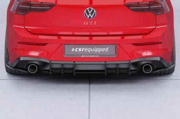 CSR Racing Diffusor | Heckansatz für VW Golf 8 GTI HA377-L Lackierung erforderlich (schwarz matt)