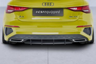 CSR Racing Diffusor | Heckansatz für Audi A3 8Y S-Line HA383 schwarz matt (Lackierung erforderlich)