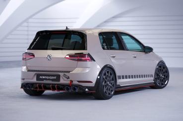 CSR Racing Diffusor | Heckansatz für VW Golf 7 (Typ AU) R HA411 Lackierung erforderlich (schwarz matt)