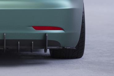 CSR Racing Diffusor | Heckansatz für Tesla Model 3 HA413-L Lackierung erforderlich (schwarz matt)