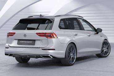 CSR Diffusor | Heckansatz mit ABE für VW Golf 8 (Typ CD) HA414-L Lackierung erforderlich (schwarz matt)