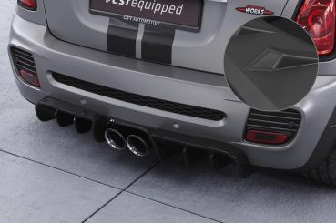 CSR Diffusor | Heckansatz mit ABE für Mini R58 / R59 JCW HA417-L schwarz matt (Lackierung erforderlich)