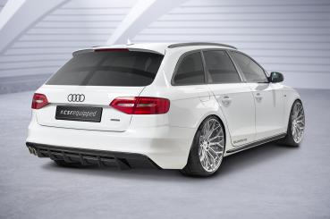 CSR Diffusor | Heckansatz mit ABE für Audi A4 B8 (Typ 8K) HA418-M Carbon Look matt strukturiert (keine Lackierung erforderlich)