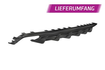 CSR Diffusor | Heckansatz mit ABE für Audi A4 B8 (Typ 8K) HA418-M Carbon Look matt strukturiert (keine Lackierung erforderlich)