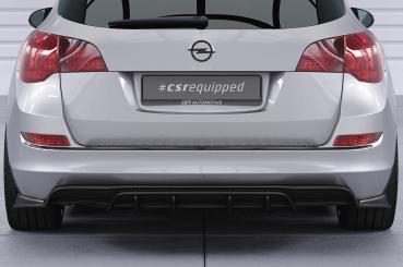 CSR Diffusor | Heckansatz mit ABE für Opel Astra J Sports Tourer HA423-L schwarz matt (Lackierung erforderlich)