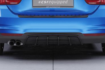 CSR Diffusor | Heckansatz mit ABE für BMW 4er F32 / F33 / F36 HA428-M Carbon Look matt strukturiert (keine Lackierung erforderlich)