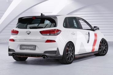 CSR Diffusor | Heckansatz mit ABE für Hyundai I30 (PD) N HA429-L schwarz matt (Lackierung erforderlich)