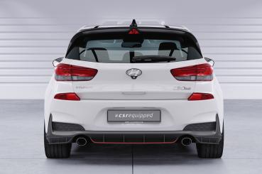 CSR Diffusor | Heckansatz mit ABE für Hyundai I30 (PD) N HA429-L schwarz matt (Lackierung erforderlich)