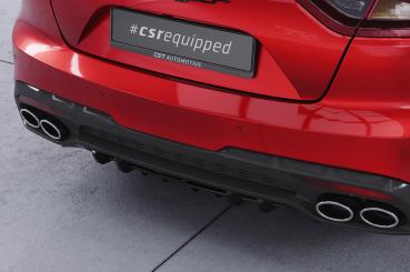 CSR Diffusor | Heckansatz mit ABE für Kia Stinger GT HA430-L Lackierung erforderlich (schwarz matt)