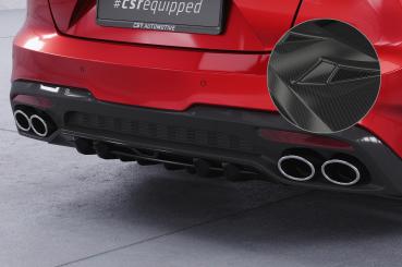 CSR Diffusor | Heckansatz mit ABE für Kia Stinger GT HA430-C Carbon Look glänzend (keine Lackierung erforderlich)