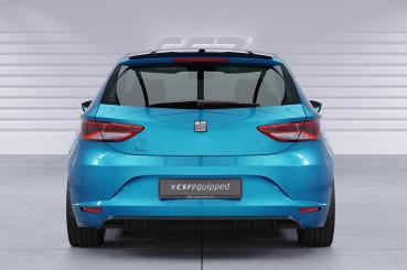 CSR Diffusor | Heckansatz mit ABE für Seat Leon 3 (Typ 5F) HA431-L Lackierung erforderlich (schwarz matt)