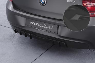 CSR Diffusor | Heckansatz mit ABE für BMW 1er F20 / F21 HA433-S schwarz matt strukturiert (keine Lackierung erforderlich)