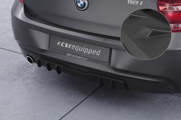 CSR Diffusor | Heckansatz mit ABE für BMW 1er F20 / F21 HA433-L schwarz matt (Lackierung erforderlich)
