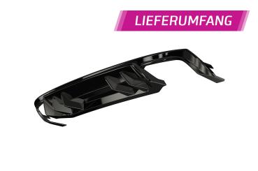 CSR Diffusor | Heckansatz mit ABE für Skoda Octavia 3 Typ 5E RS HA437-C Carbon Look Hochglanz (keine Lackierung erforderlich)