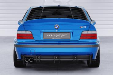 CSR Racing Diffusor | Heckansatz für BMW 3er E36 M-Paket HA438-L schwarz matt (Lackierung erforderlich)