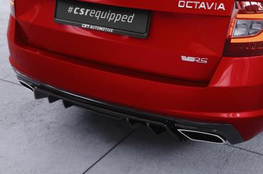 CSR Diffusor | Heckansatz mit ABE für Skoda Octavia 3 Typ 5E RS HA439-G Glossy schwarz Hochglanz (keine Lackierung erforderlich)
