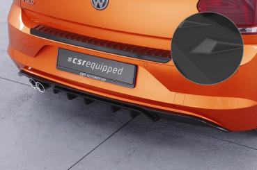 CSR Diffusor | Heckansatz mit ABE für VW Polo 6 2G (Typ AW) GTI HA442-S schwarz matt strukturiert (keine Lackierung erforderlich)