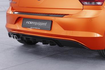 CSR Diffusor | Heckansatz mit ABE für VW Polo 6 2G (Typ AW) GTI HA442-L schwarz matt (Lackierung erforderlich)