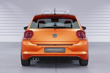 CSR Diffusor | Heckansatz mit ABE für VW Polo 6 2G (Typ AW) GTI HA442-L schwarz matt (Lackierung erforderlich)