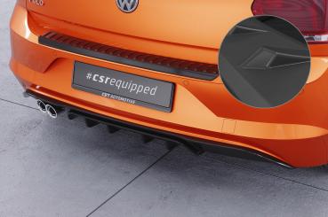 CSR Diffusor | Heckansatz mit ABE für VW Polo 6 2G (Typ AW) GTI HA442-L schwarz matt (Lackierung erforderlich)