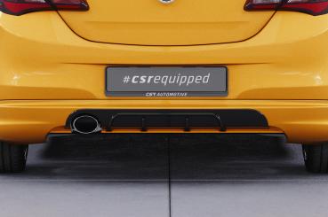 CSR Diffusor | Heckansatz mit ABE für Opel Corsa E GSI HA446-L schwarz matt (Lackierung erforderlich)
