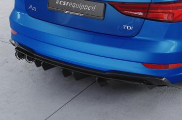CSR Diffusor | Heckansatz mit ABE für Audi A3 8V S-Line Limo / Cabrio HA448-K Kupfer matt (keine Lackierung erforderlich)
