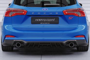 CSR Diffusor | Heckansatz mit ABE für Ford Focus MK4 Turnier HA451-L schwarz matt (Lackierung erforderlich)