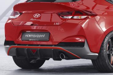 CSR Racing Diffusor | Heckansatz für Hyundai I30 (PD) Fastback N HA452-L schwarz matt (Lackierung erforderlich)