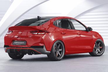 CSR Racing Diffusor | Heckansatz für Hyundai I30 (PD) Fastback N HA452-L schwarz matt (Lackierung erforderlich)