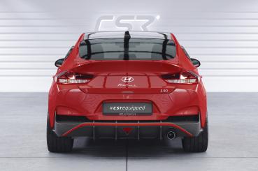 CSR Racing Diffusor | Heckansatz für Hyundai I30 (PD) Fastback N HA452-L schwarz matt (Lackierung erforderlich)