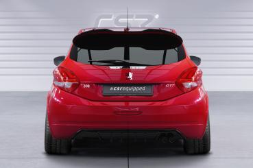 CSR Diffusor | Heckansatz mit ABE für Peugeot 208 GTi HA456-C Carbon Look Hochglanz (keine Lackierung erforderlich)