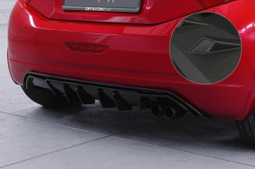 CSR Diffusor | Heckansatz mit ABE für Peugeot 208 GTi HA456-M Carbon Look matt strukturiert (keine Lackierung erforderlich)