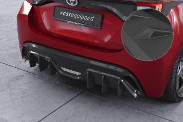 CSR Diffusor | Heckansatz mit ABE für Toyota Yaris 4 (XP21) HA459-L schwarz matt (Lackierung erforderlich)