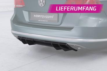 CSR Diffusor | Heckansatz mit ABE für VW Passat B7 (Typ 3C) Variant HA460-L schwarz matt (Lackierung erforderlich)