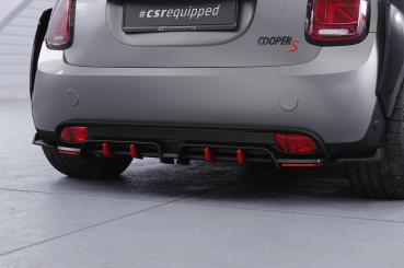 CSR Diffusor | Heckansatz mit ABE für Mini F56 Cooper SE HA463-L schwarz matt (Lackierung erforderlich)